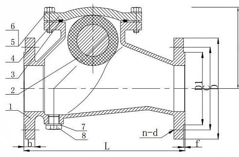 Zawór zwrotny kulowy